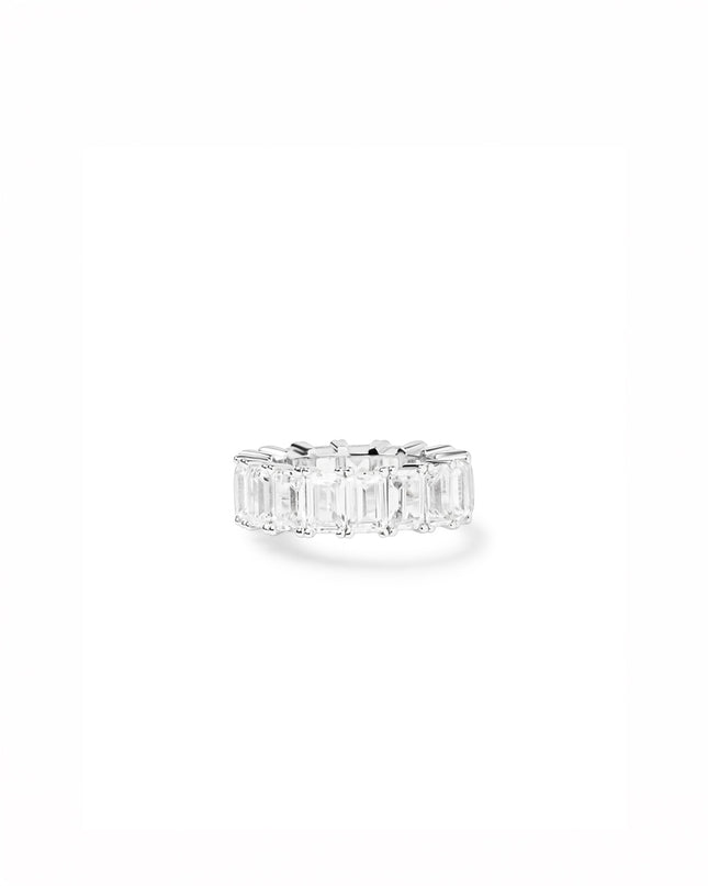 CRYSTAL BAGUETTE RING