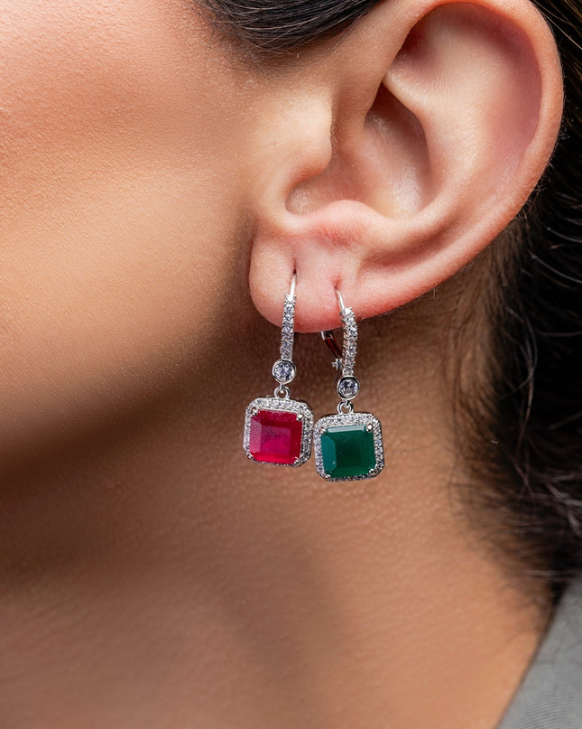 Cube Drop Earrings