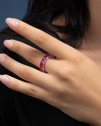 Eternity Baguette Ring