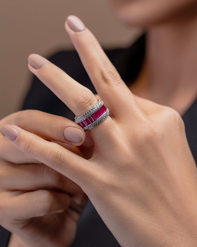 Rose Cubic Ring