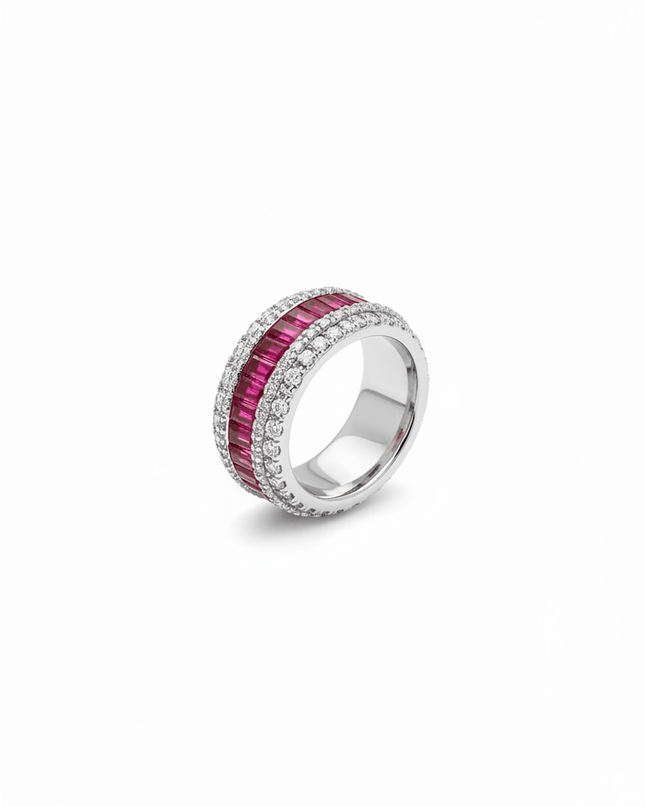 Rose Cubic Ring