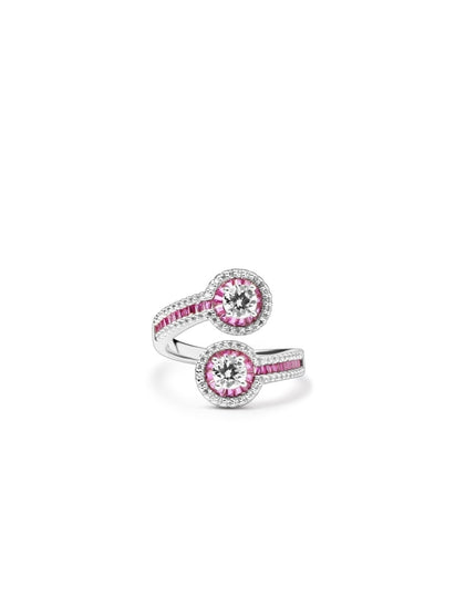 Rosé Halo Ring