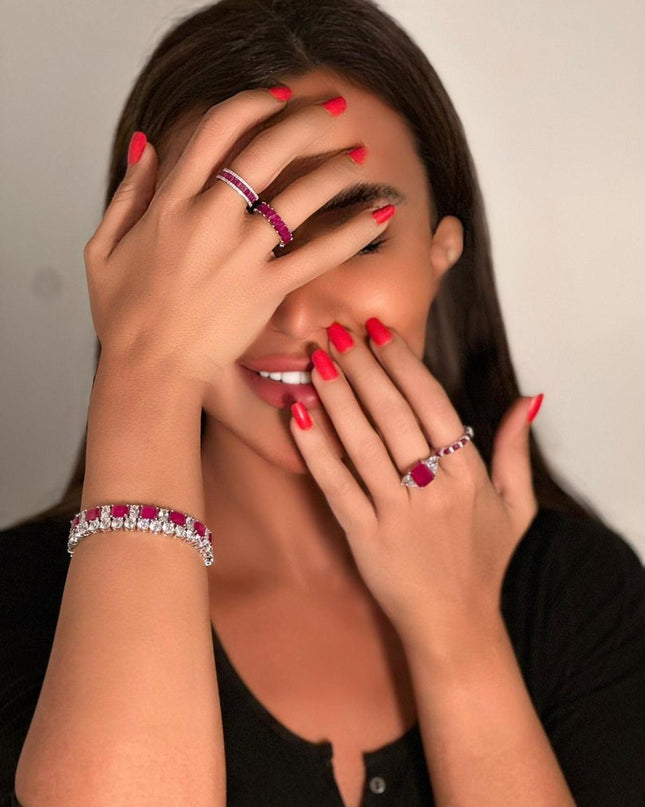 Velvet Ruby Bracelet