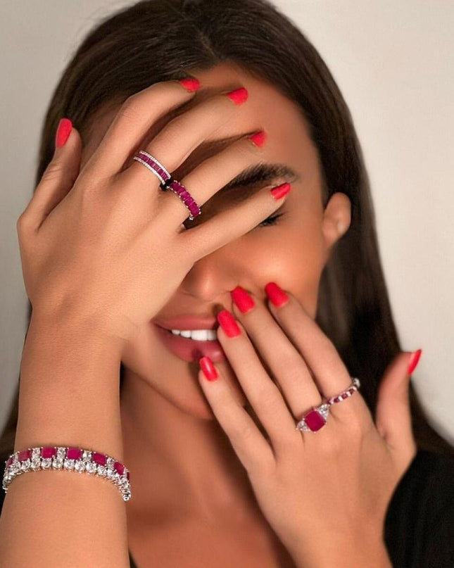 Velvet Ruby Bracelet