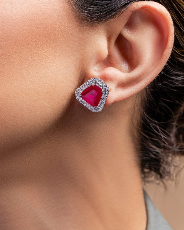 Triangle Stud Earrings